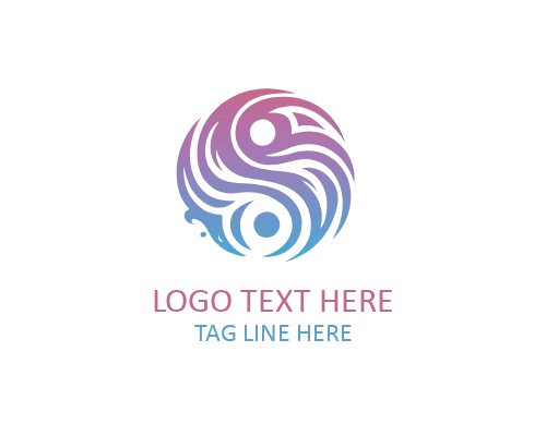 Duality YinYang Icon Logo
