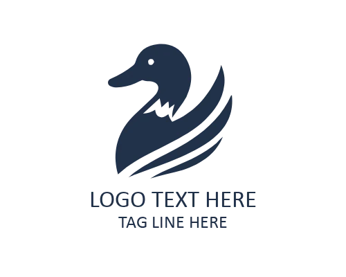Duck Footprint Logo for Wildlife and Nature Brands