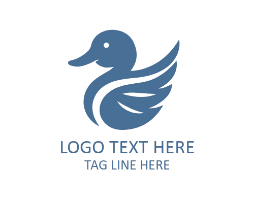 Duck Head Minimal Logo for Clean Branding