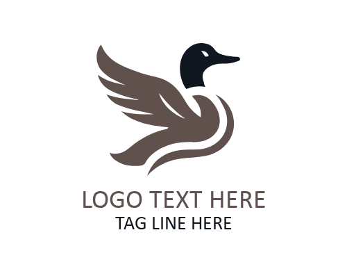 Duck Nature Path Logo for Outdoor Lifestyle Brands