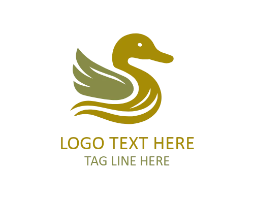  Duck Night Moon Logo for Calm Nature Brands