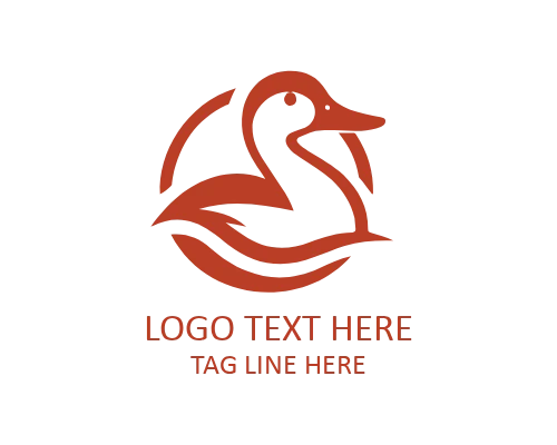 Duck Outdoor Badge Logo for Adventure Brands