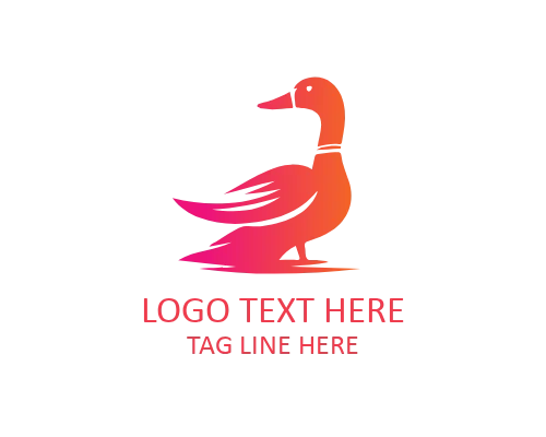Duck Paddling Logo for Calm and Serene Wildlife Brands