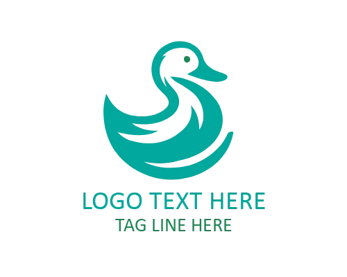 Duck Sun Circle Logo for Lifestyle Brands