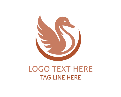 Duck Water Frame Logo for Decorative Brands
