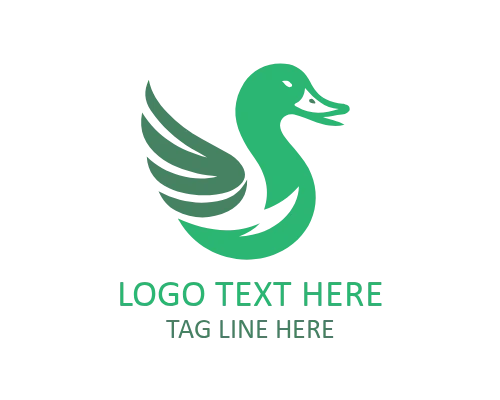 Duck Wind Flow Logo for Motion Brands