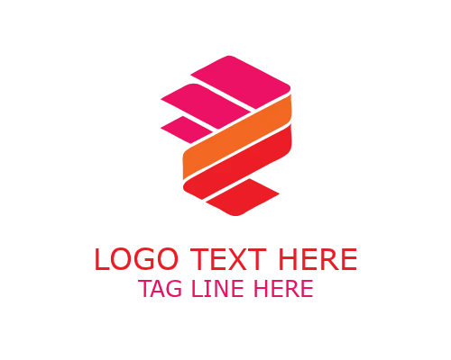 Dynamic Abstract Ribbon Logo for Modern Brand Identity