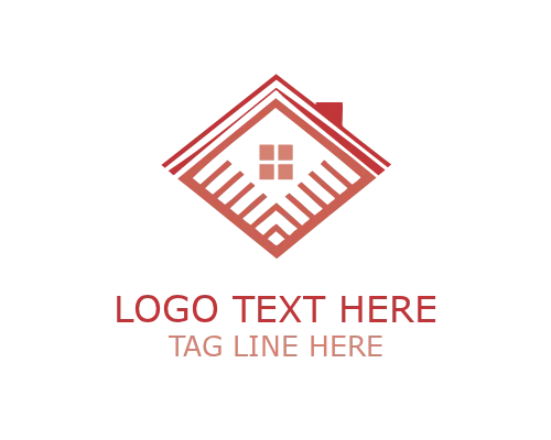 Dynamic Abstract Roofing Logo for Modern Construction Branding