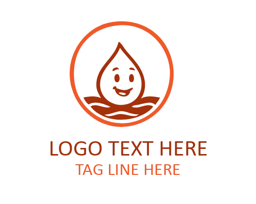 Dynamic Drop Character Logo