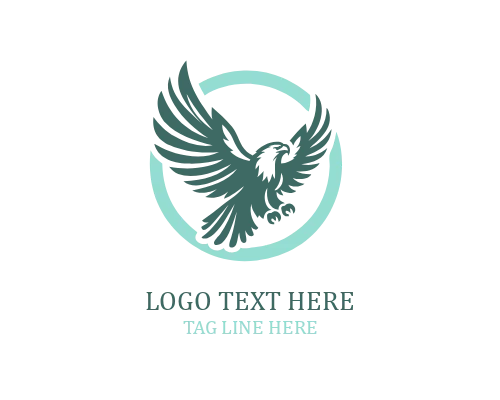 Dynamic Flight Eagle Logo