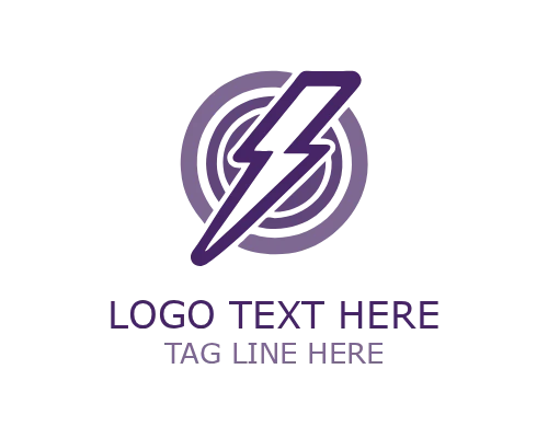Dynamic Lightning Bolt Logo for Fast and Modern Branding