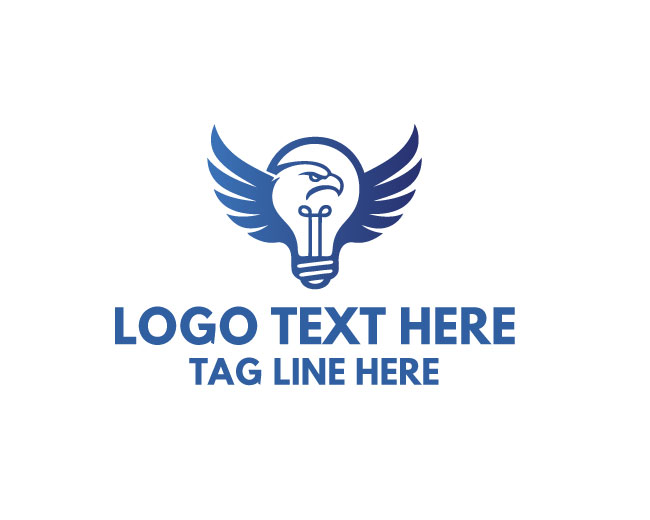  Eagle Blub Business Logo