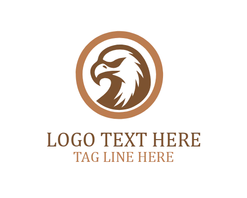 Eagle circle Mark Logo