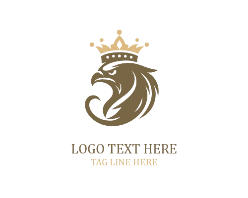 Eagle Crown Laurel Logo