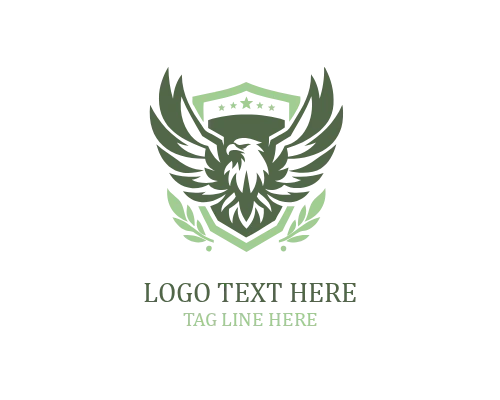  Eagle Head Shield Logo