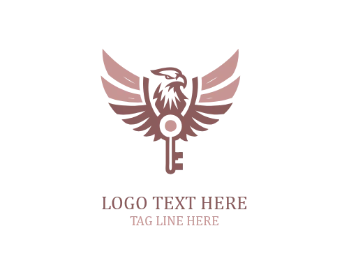 Eagle Key Shield Logo