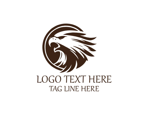 Eagle Shield Logo for Protection and Strong Brand Identity