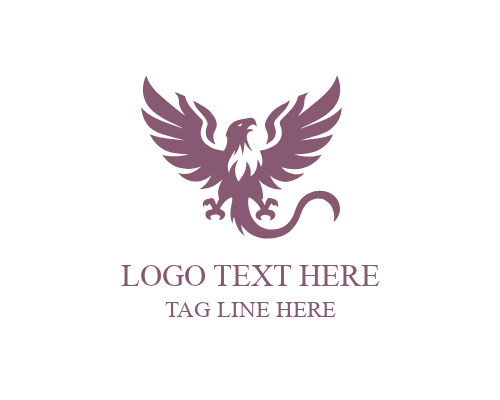 Eagle Silhouette Logo for Strong and Minimal Branding