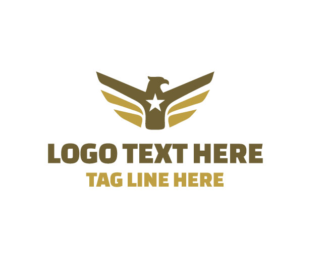 Eagle Star Sky Flight Logo logo template preview