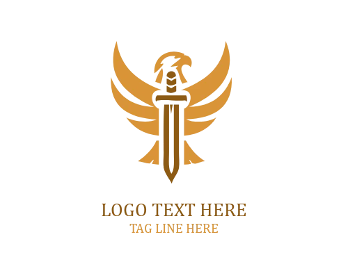 Eagle Sword Laurel Logo