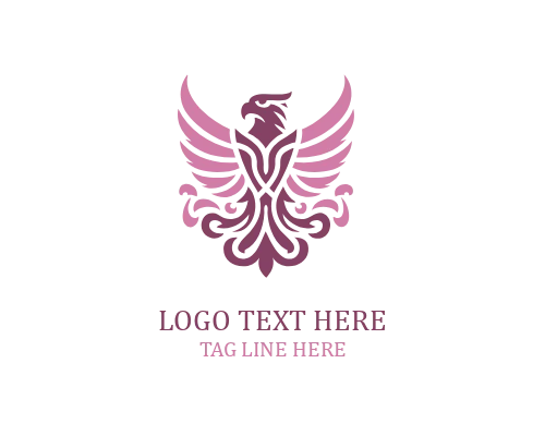Eagle Wing Lettermark Logo