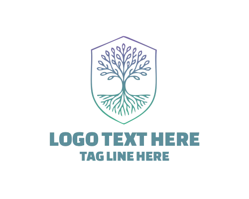  Earth Wisdom Tree Roots Logo