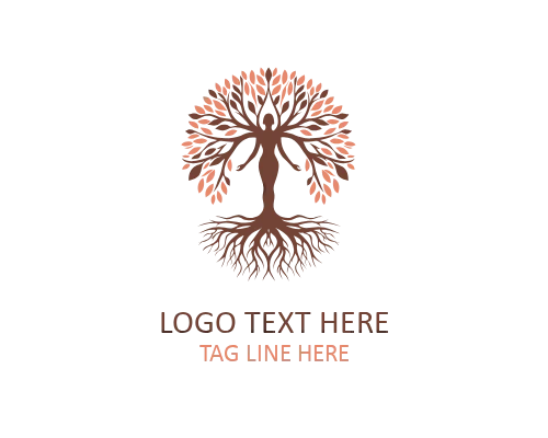 Earthflow Women Tree Logo