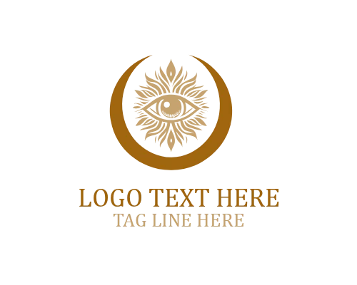 Earthy Boho Eye Logo