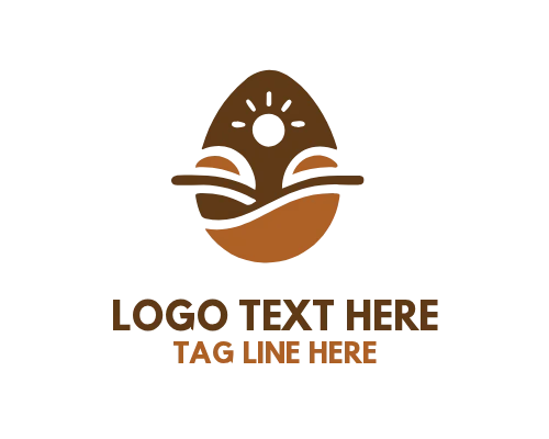 Easter Festival Egg Logo