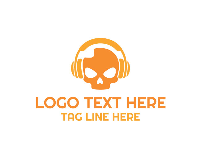 Echo Skull Headphone Logo