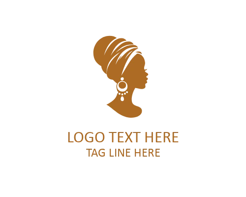 Echoes of Home African Woman Logo
