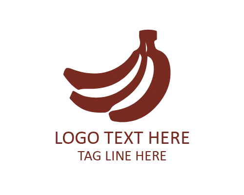Eco Banana Logo for Organic Food Branding