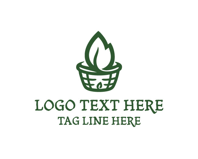 Eco Basket Tree Logo