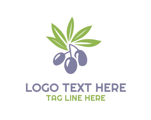 Eco Circle Olive Tree Logo