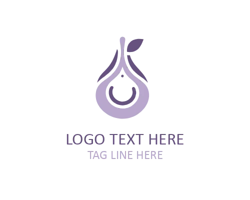 Eco-Conscious Pear Logo for Green Startups