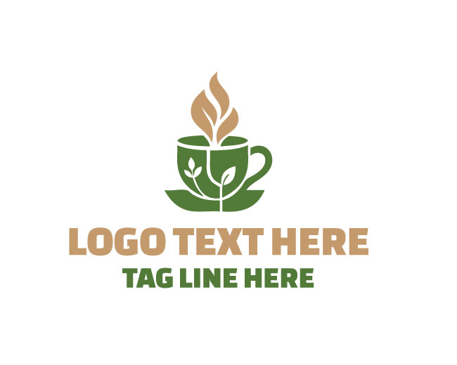 Eco Cup Natural Green Logo