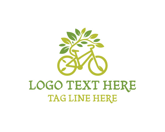 Eco Cycle Bike Design Logo