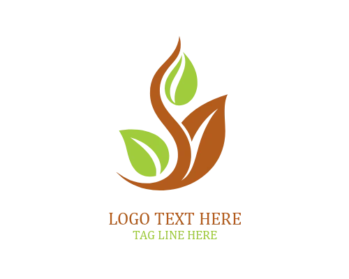 Eco Direction Leaf Logo