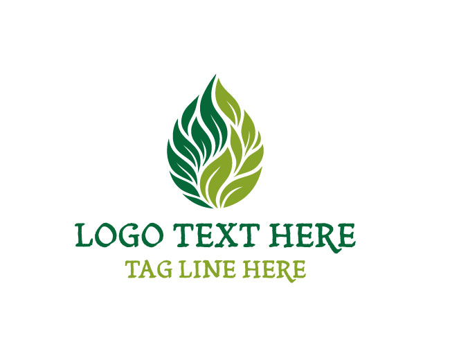 Eco Drop Circle Logo