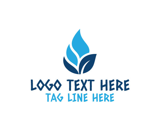  Eco Drop Environment Logo