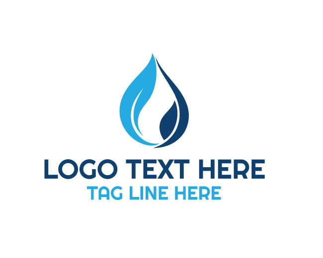 Eco Drop Nature Logo