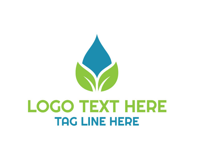 Eco Drop Seed Logo