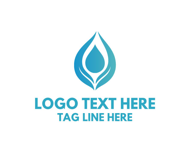 Eco Drop Tree Logo