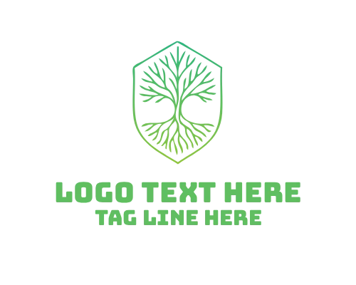 Eco Energy Tree Roots Logo