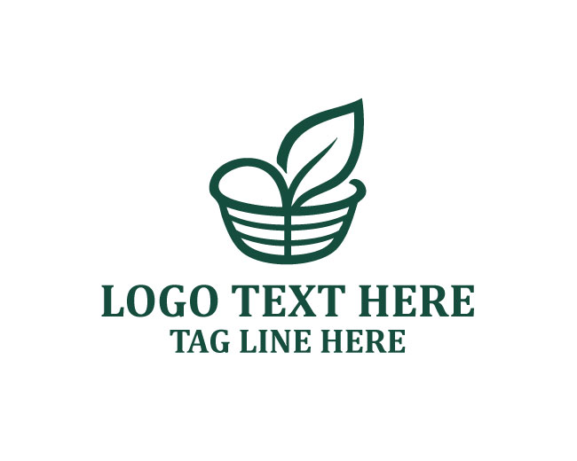 Eco Farm Basket Logo