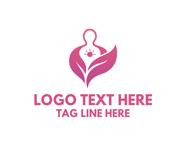 Eco Female Body Active Design Logo
