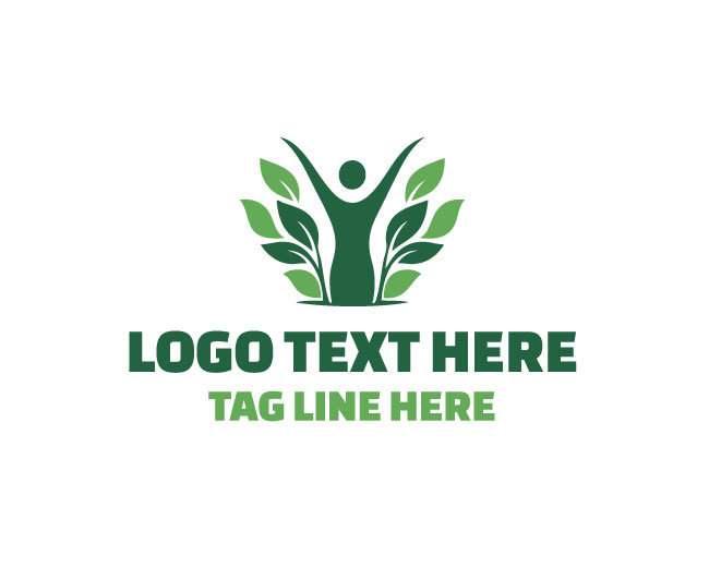 Eco Female Body Beauty Logo