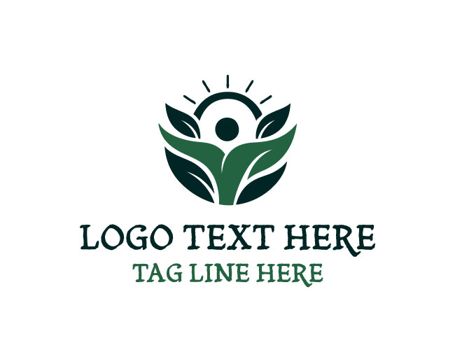 Eco Female Body Fitness Logo