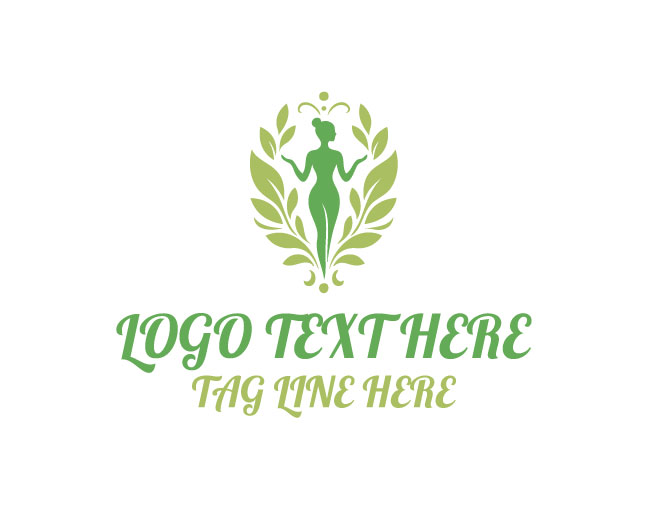 Eco Female Body Health Logo