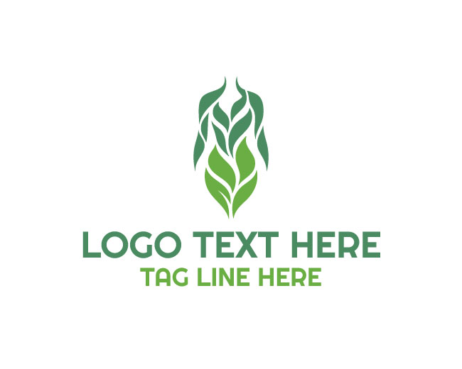Eco Female Body Living Best Logo